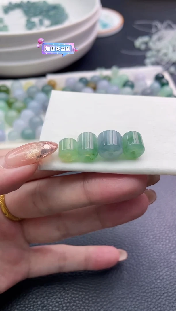未镶嵌定制翡翠B**O珠子