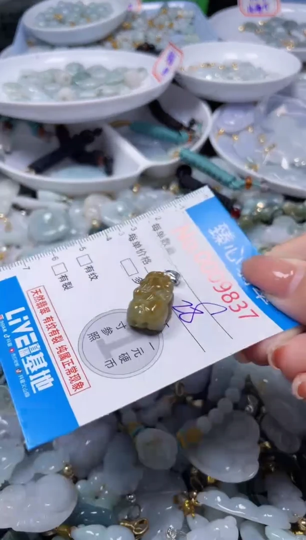 吊坠(不含链)未镶嵌翡翠9837