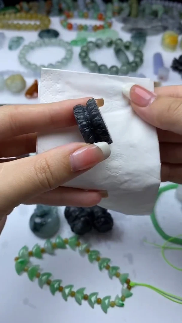 未镶嵌定制翡翠毛货定制不退不换