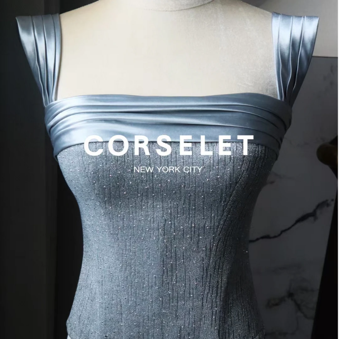 CORSELET2025春夏新款【银河星空】无感轻塑礼服吊带修身鱼骨胸衣