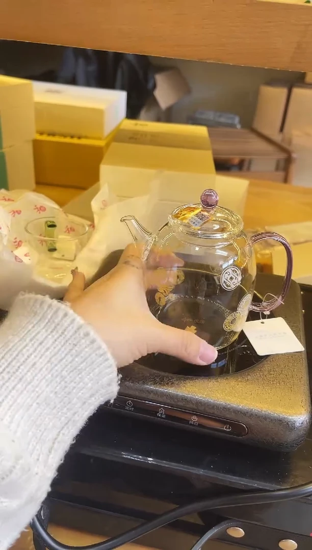 禾器/瑞币纹-宴臣壶/浅紫+茶事包