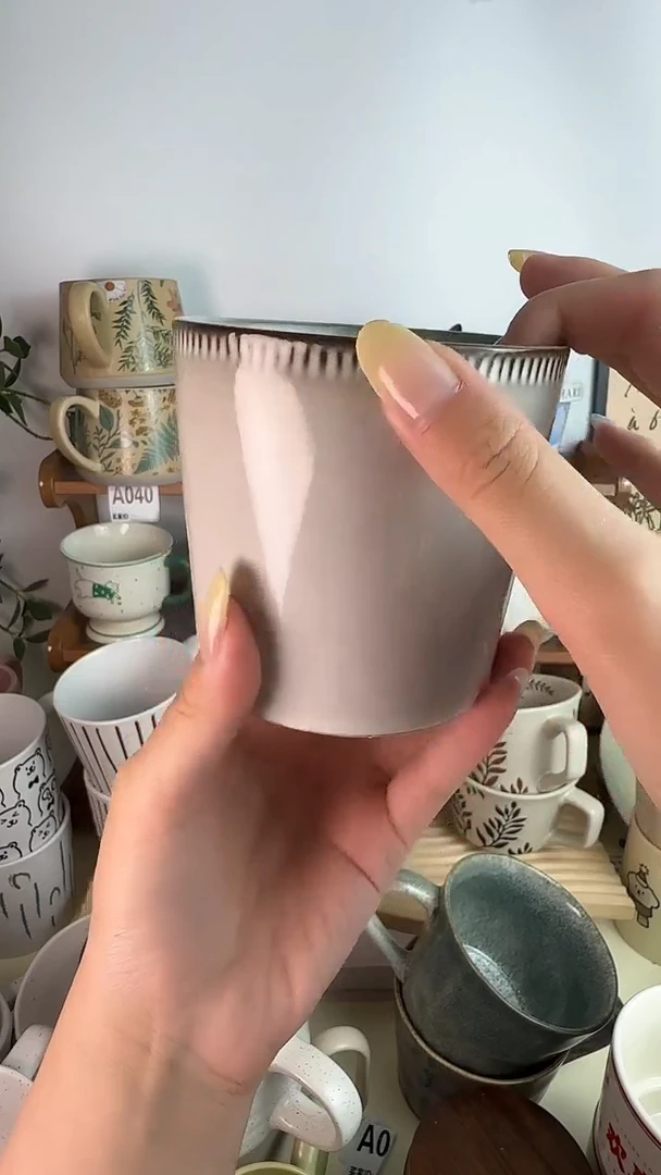 陶瓷盖子款扶光杯