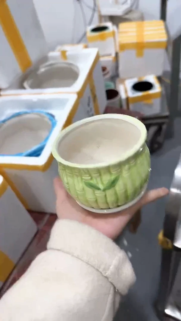 高温陶瓷花盆+E38