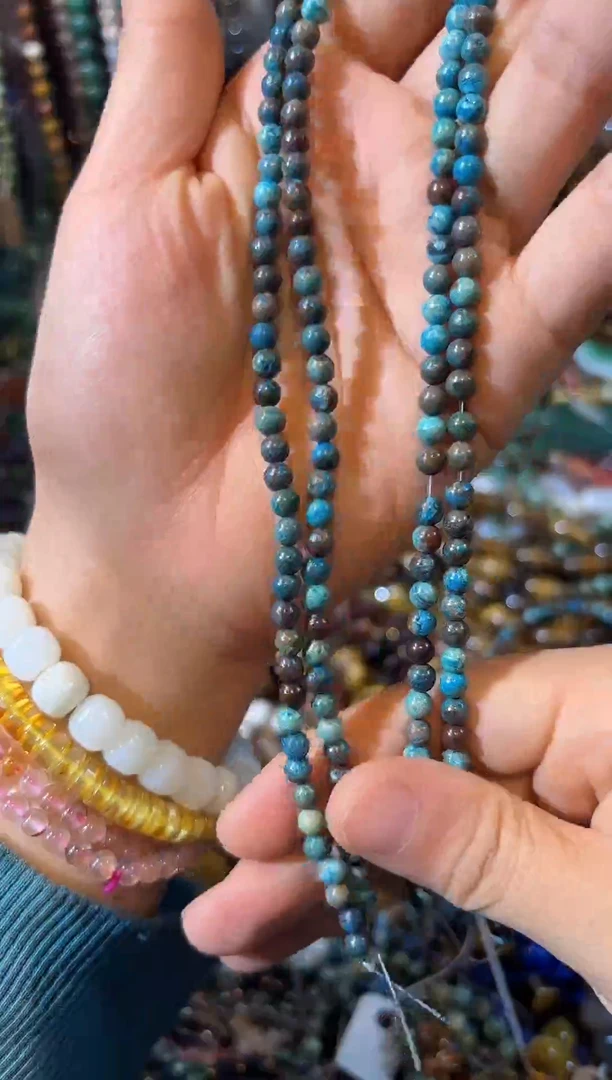 合金查罗石珠宝半成品墨西哥凤凰松卡4一条