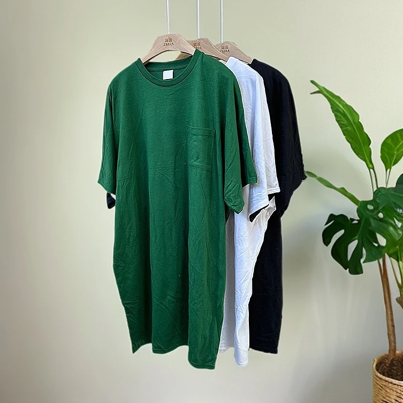 ML11312瑕疵  夏季宽松中长款圆领短袖T恤女