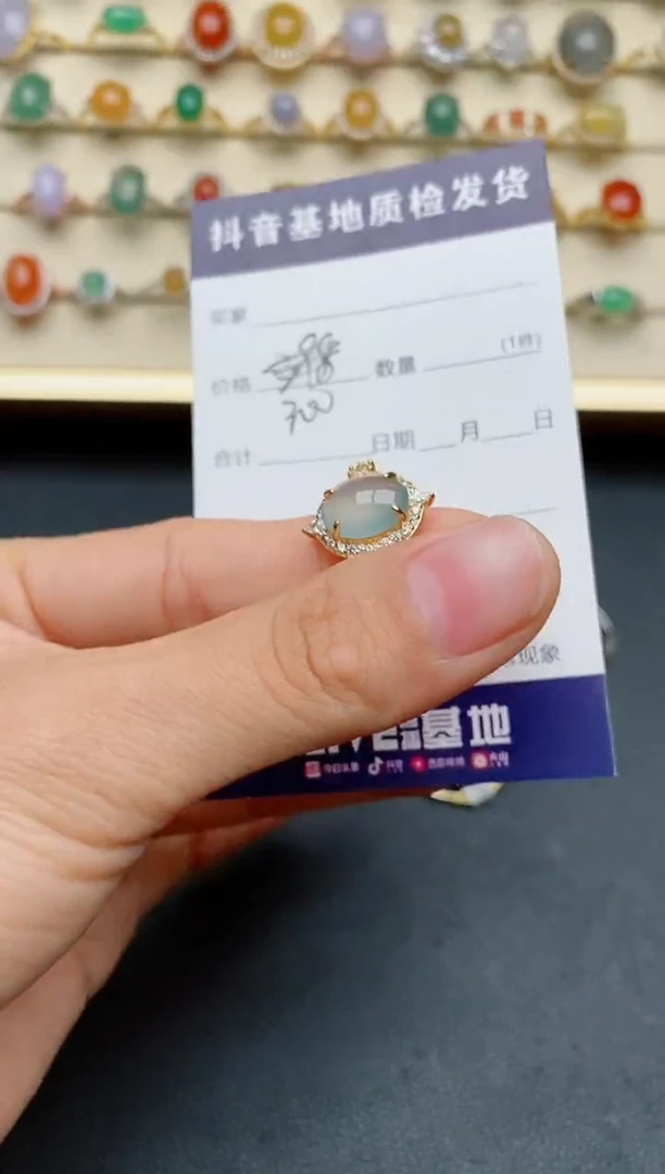 【闪购商品】翡翠戒指银S925镶嵌..............