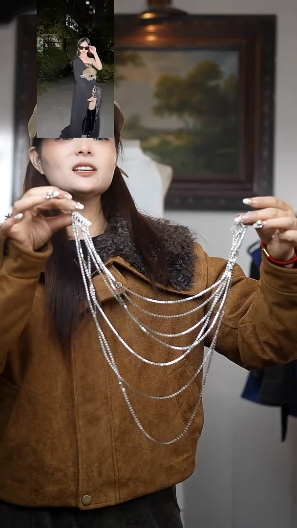 雪**雪流苏发卡艺桐轩儿童潮服