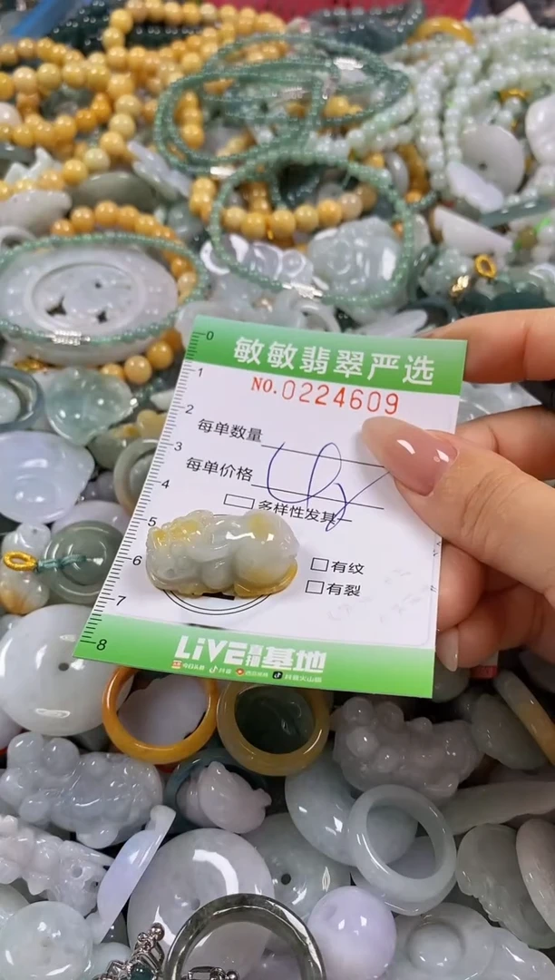 翡翠未镶嵌颈饰闪购0224609