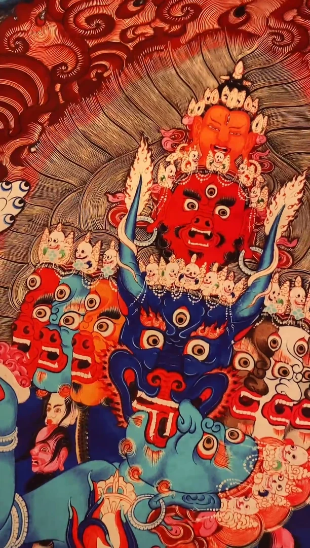 装裱画精美唐卡tk16052