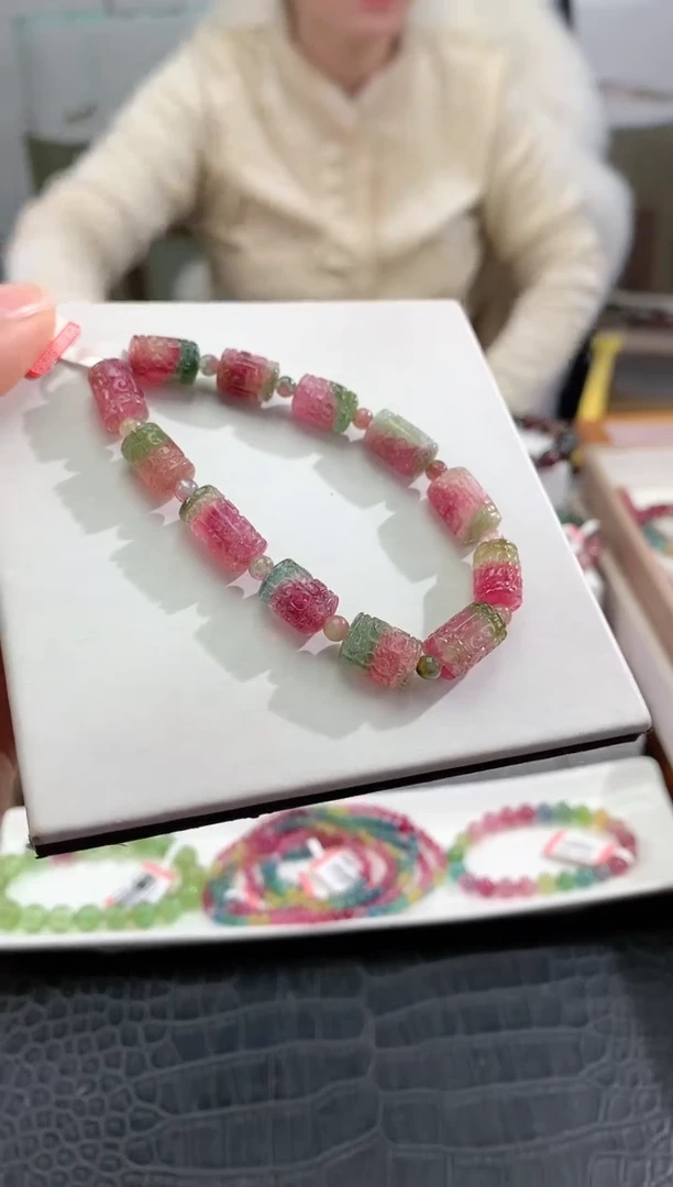 【闪购商品】碧玺手串未镶嵌多样性发一条