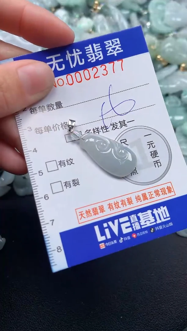 颈饰未镶嵌翡翠2377