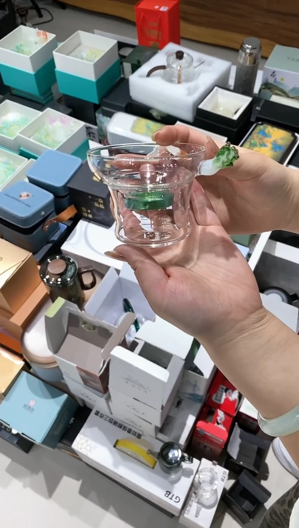 【闪购商品】高硼硅玻璃双饮款茶漏1
