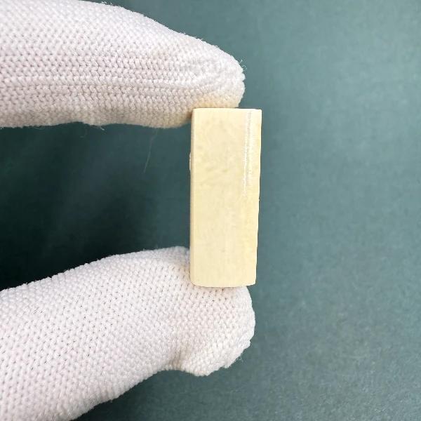 M1621天然猛犸牙 一字三通支持鉴定假一罚四