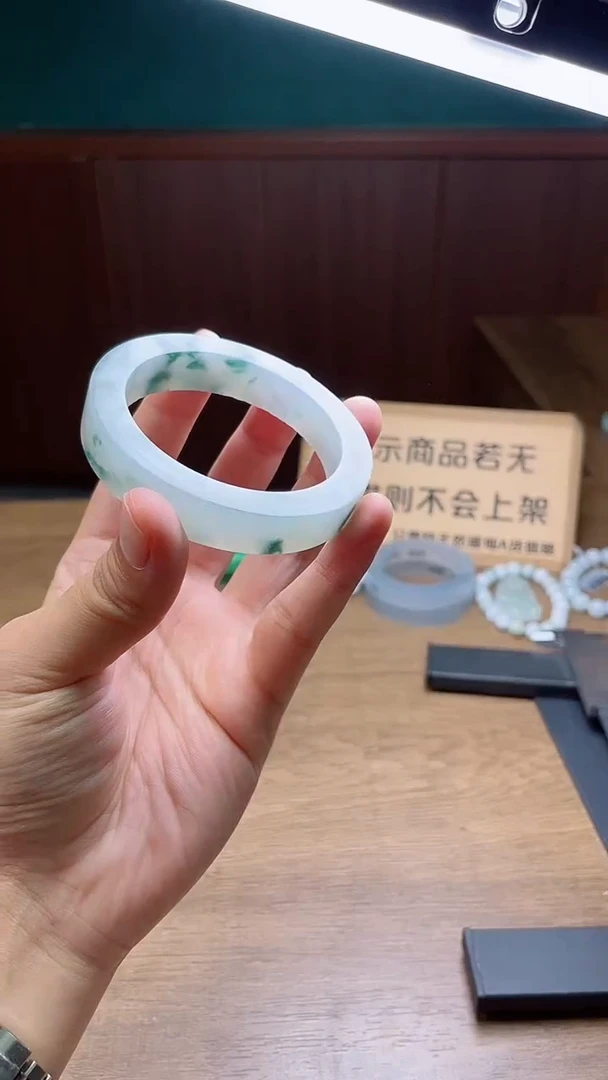 定制翡翠手镯未镶嵌浅*～定制