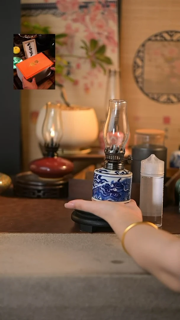 景德镇陶瓷香薰灯摆件