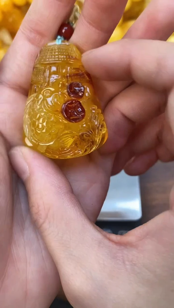 裸石琥珀未镶嵌天然琥珀蜜蜡