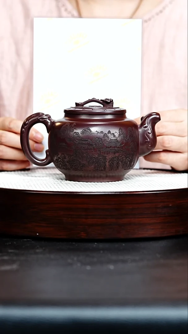 茶壶紫砂如意壶