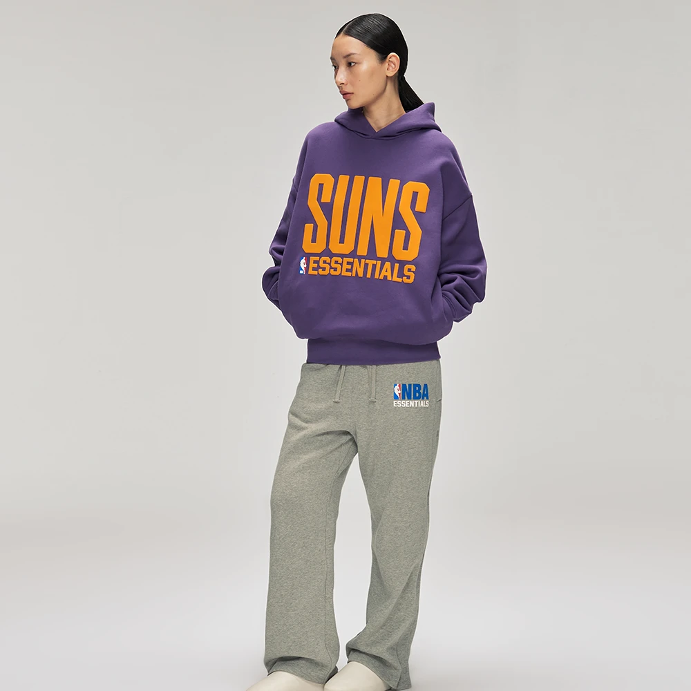 ESSENTIALS FEAR OF GOD 2025 Fall NBA SUNS联名运动连帽卫衣