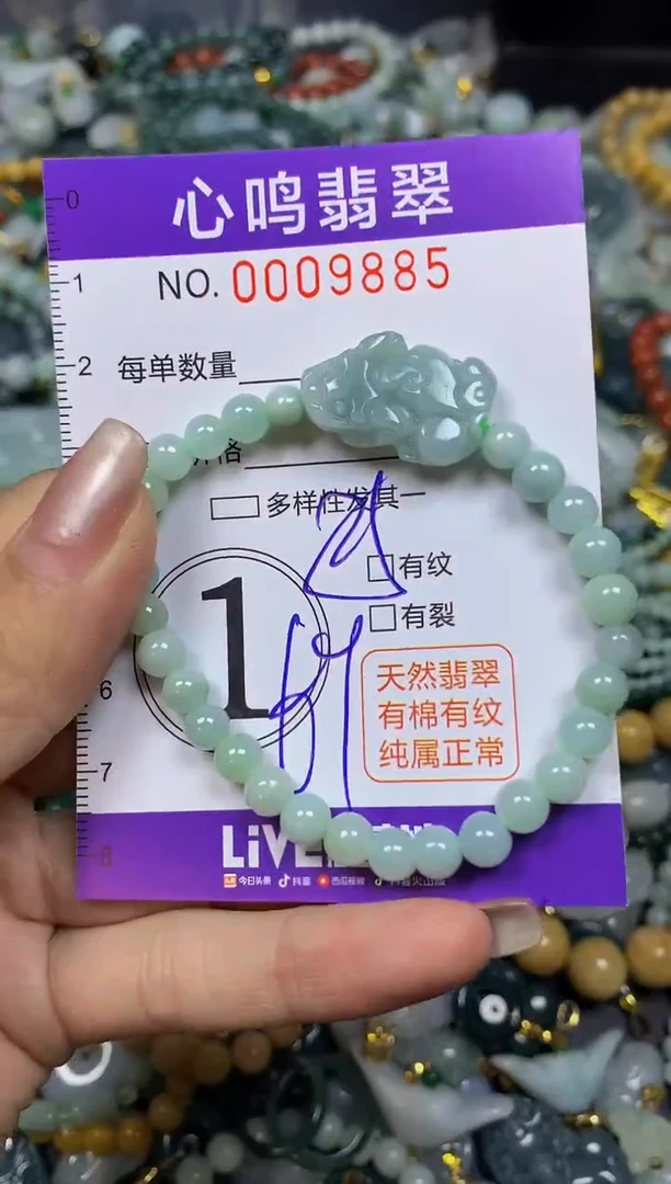 翡翠未镶嵌颈饰闪购009885