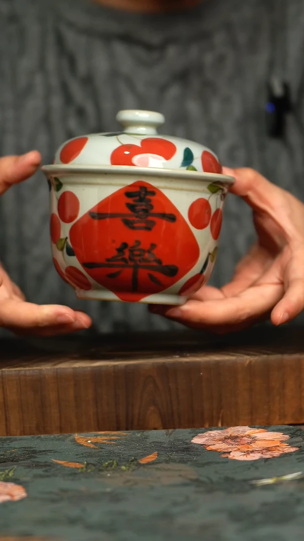 杯釉下彩手工手绘同款陶器