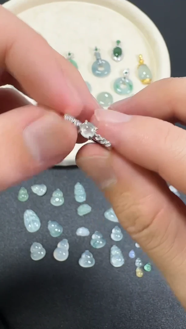 未镶嵌散珠翡翠天然A货翡翠