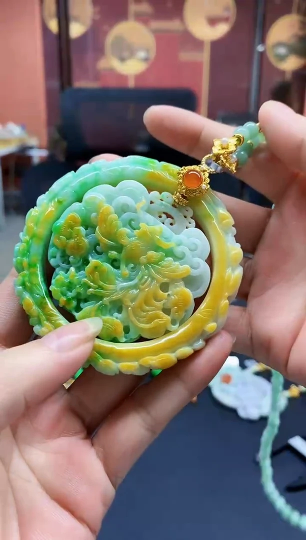 颈饰未镶嵌翡翠༺****༻翡翠吊坠手镯套装561·