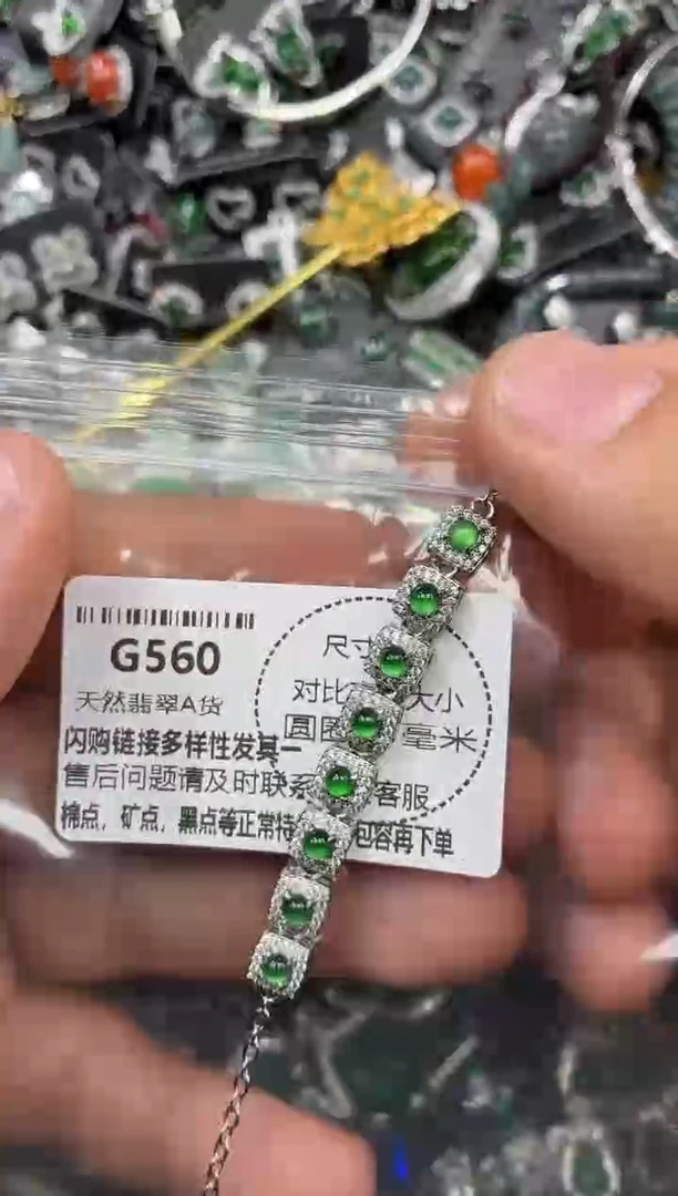 颈饰未镶嵌翡翠G560手链