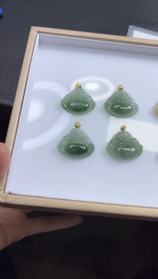 【闪购商品】翡翠颈饰18K金镶嵌Z218 多样性发一件/配绳子