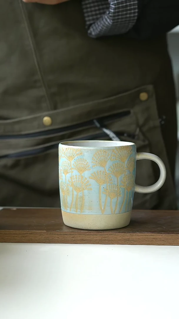 【闪购商品】陶瓷066粗陶微瑕马克杯@4-2@