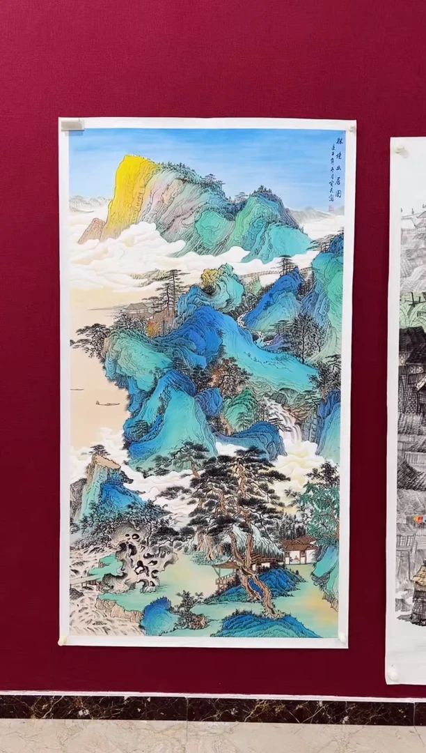 国画二*手张现民的国画作品