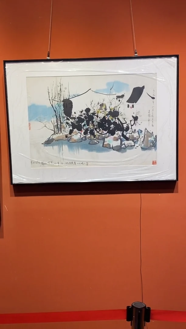 版画吴冠中《忆水乡》复刻版画