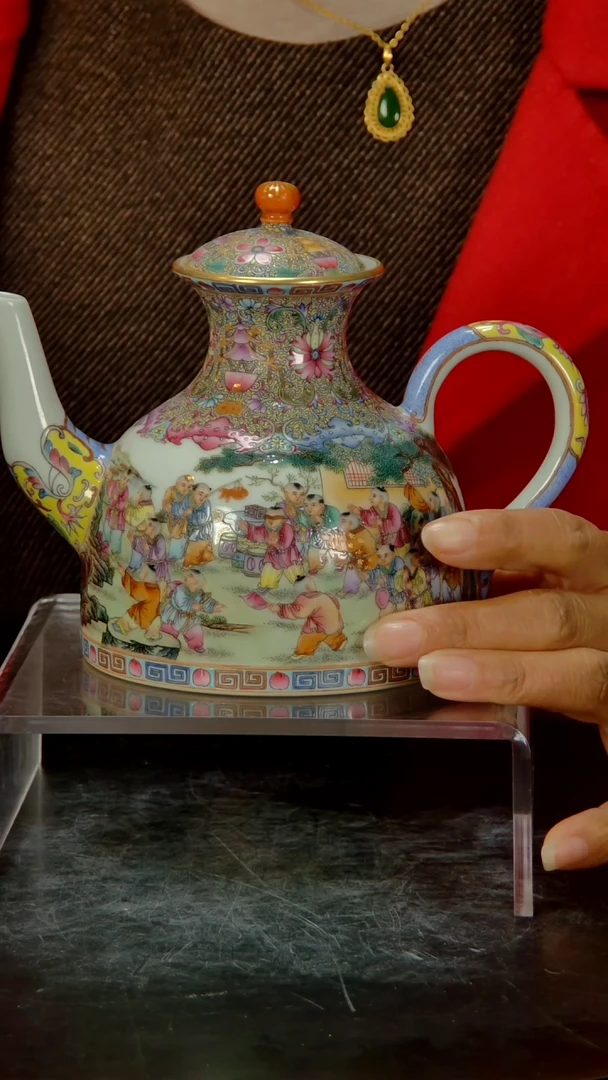 瓷片参**兵景德镇中国收藏馆