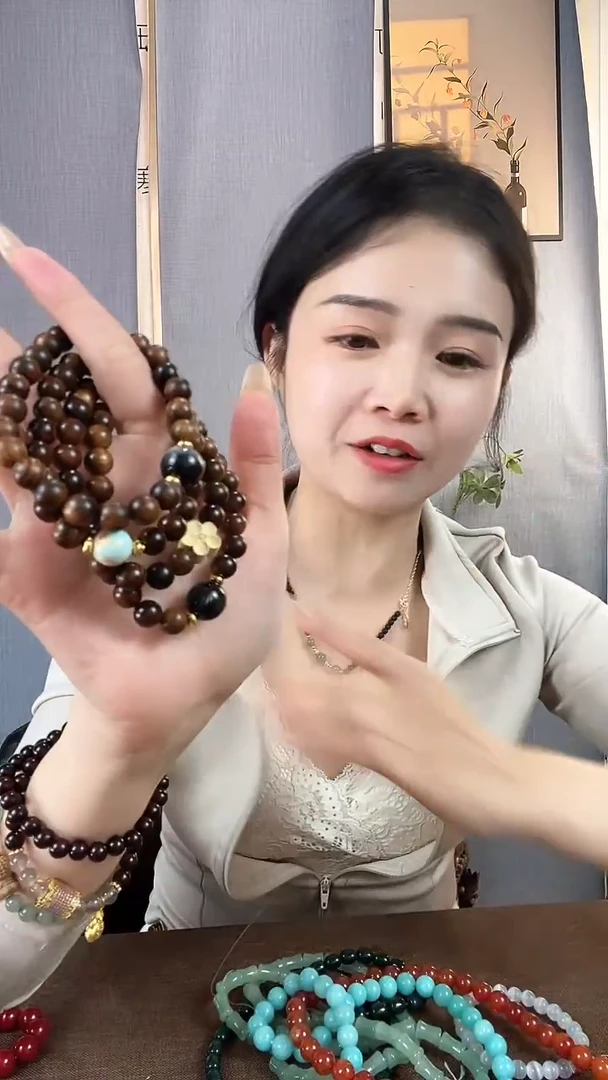 【闪购商品】白玉菩提吊坠黑黑单圈设计款