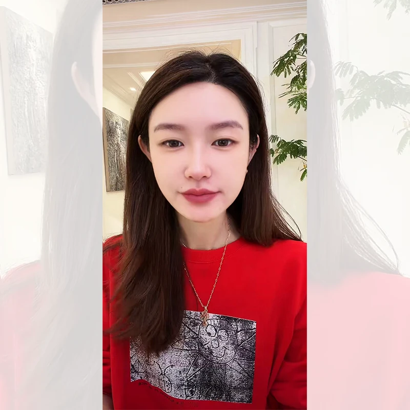 张大奕 26支1OO棉时髦做旧印花涂鸦圆领宽松上衣长袖卫衣T恤