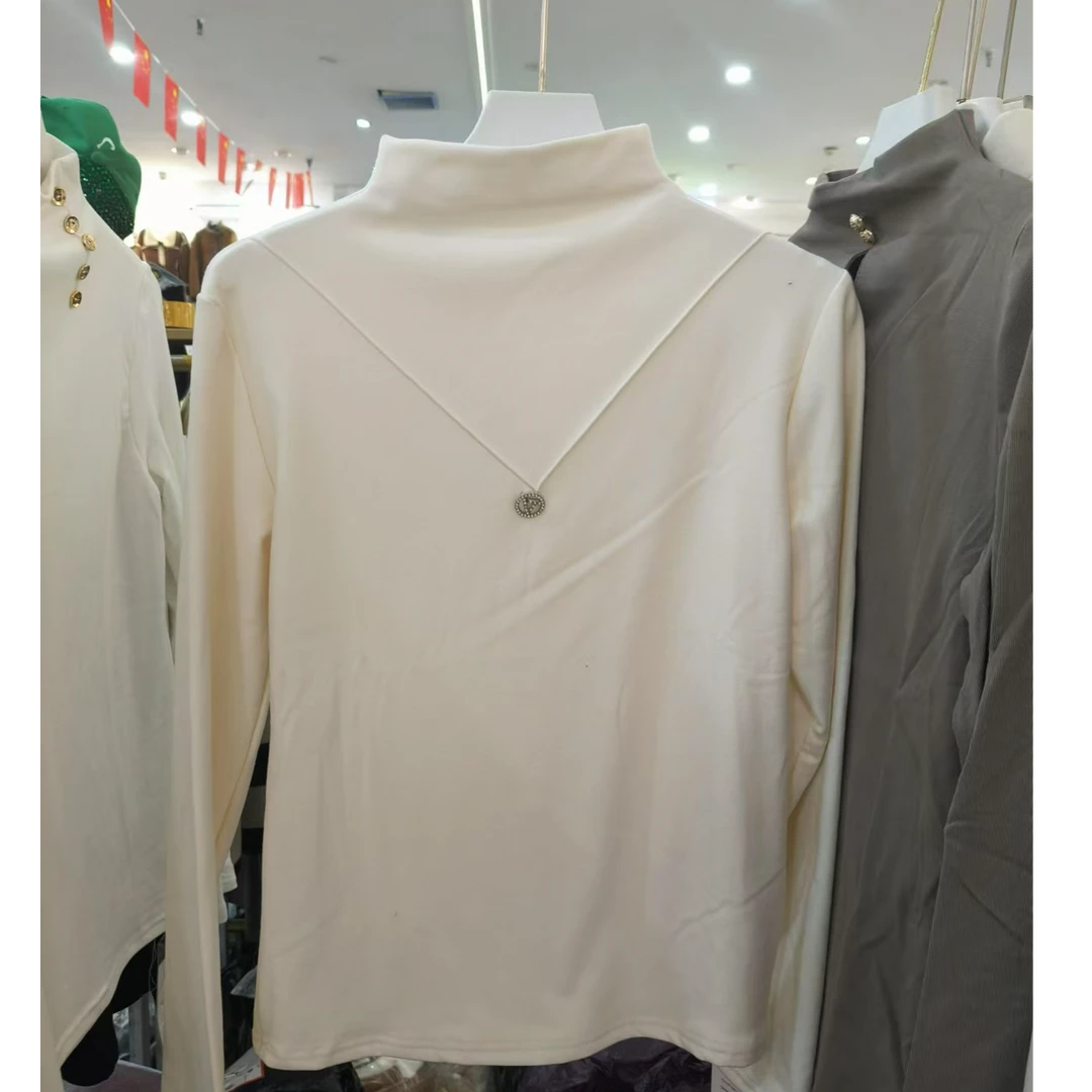 11715#秋冬新款时尚百搭长袖磨毛打底