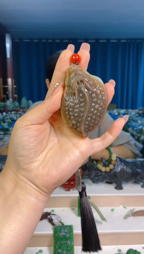 和田玉未镶嵌挂件1