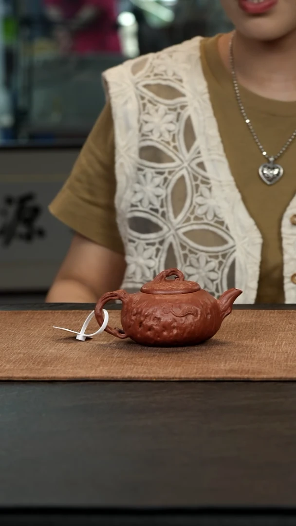 茶壶紫砂供春红降坡150cc