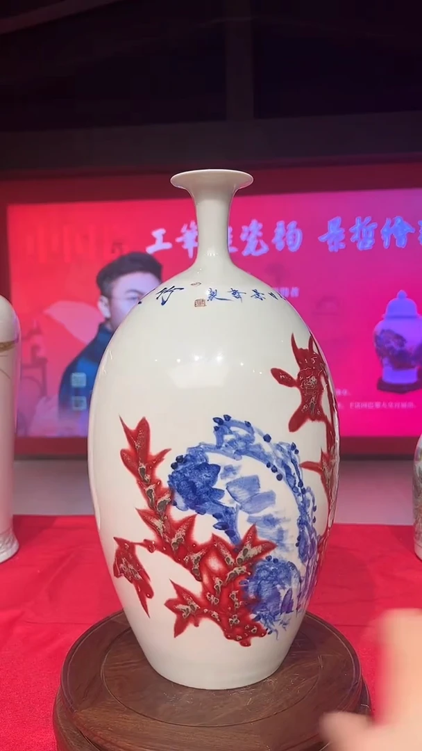 其他崔景哲-瓷器-B小-竹报平安