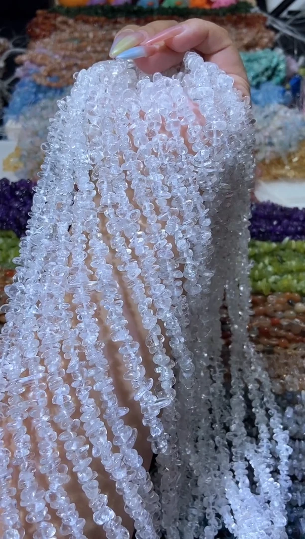 水晶珠宝半成品未镶嵌白水晶