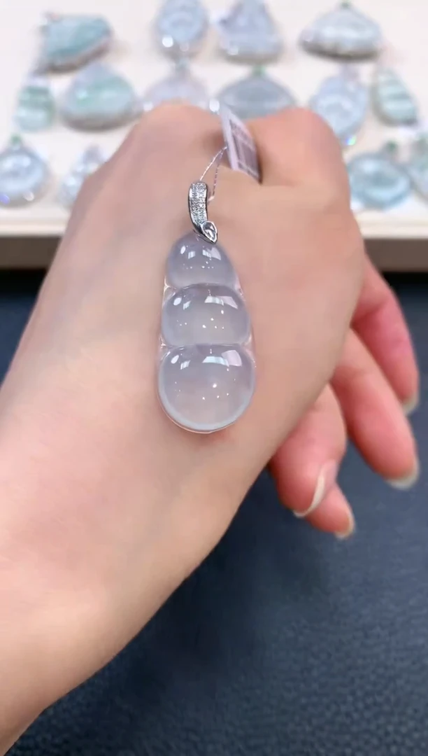 【闪购商品】翡翠吊坠(不含链)18K金镶嵌n20