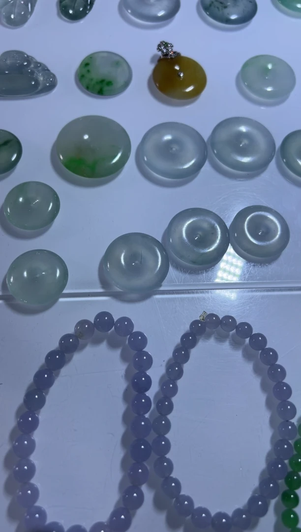 未镶嵌定制翡翠扣子