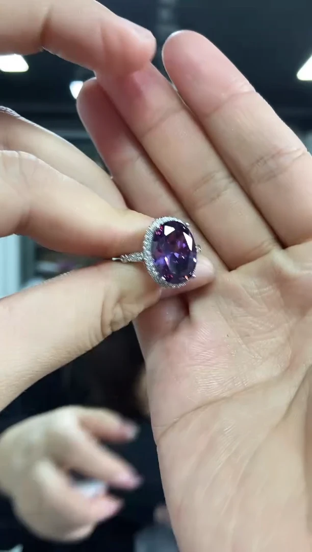 【闪购商品】水晶戒指未镶嵌多样性发其一颜色微差