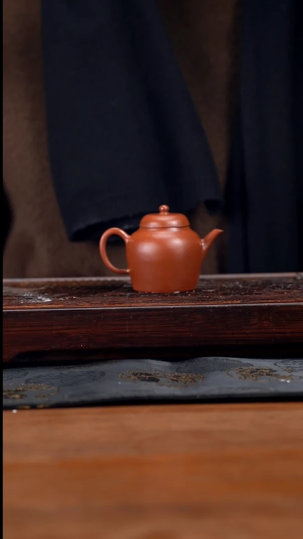 【闪购商品】紫砂茶壶100cc原矿小煤窑朱泥高灯37