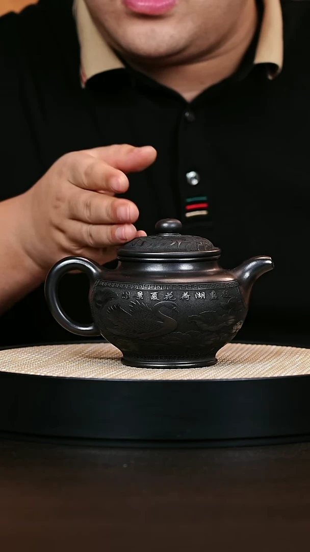 茶壶紫砂掇只 石黄