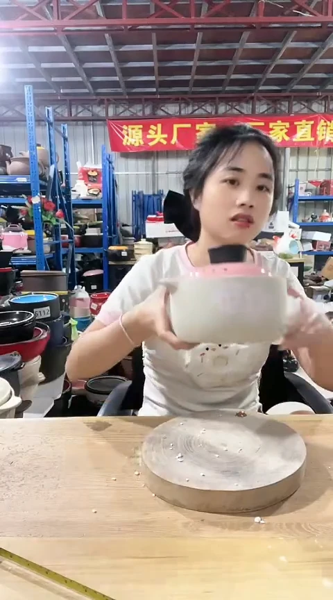 陶瑕疵1.0麦饭石锅带盖