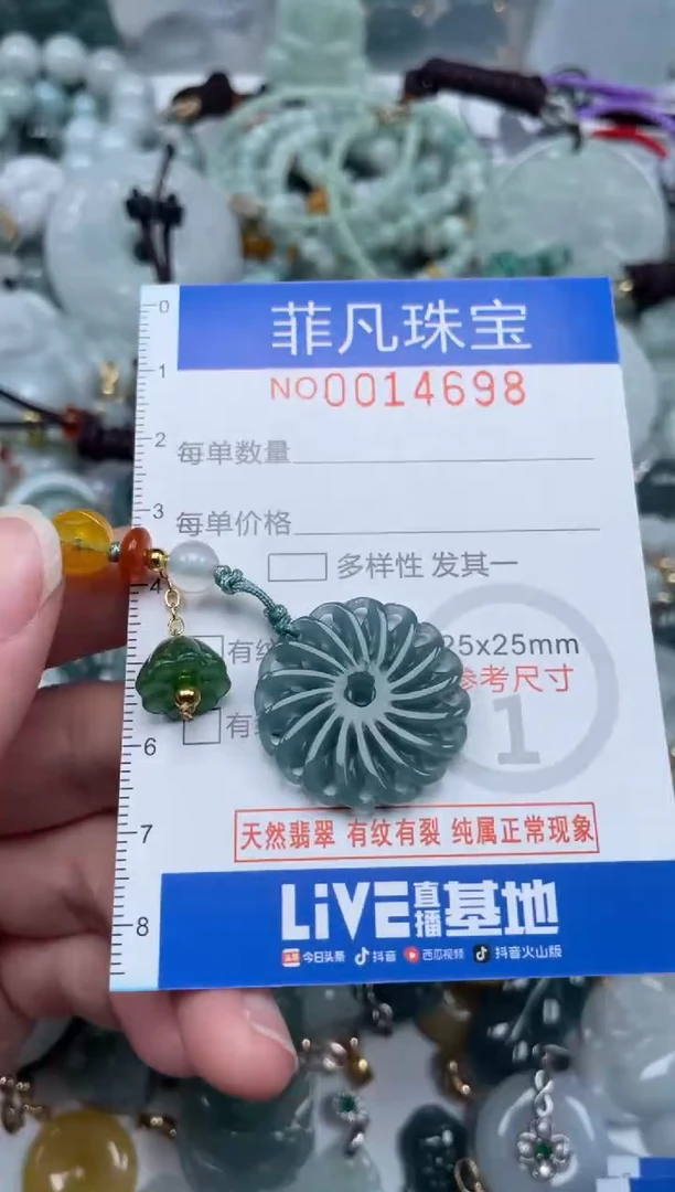 颈饰未镶嵌翡翠14698