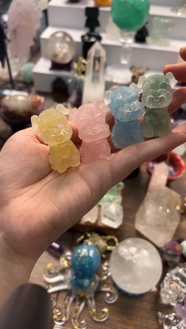 未镶嵌珠宝半成品水晶M763 多样性发一