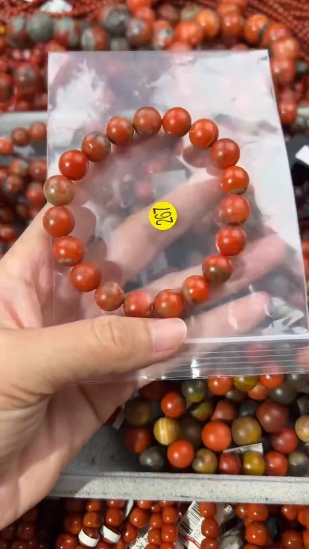 南红玛瑙手串未镶嵌10+