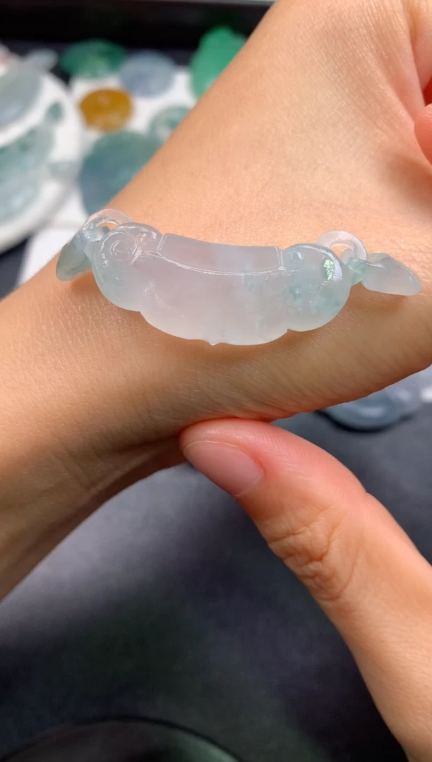 定制翡翠未镶嵌冰**芦0063353185