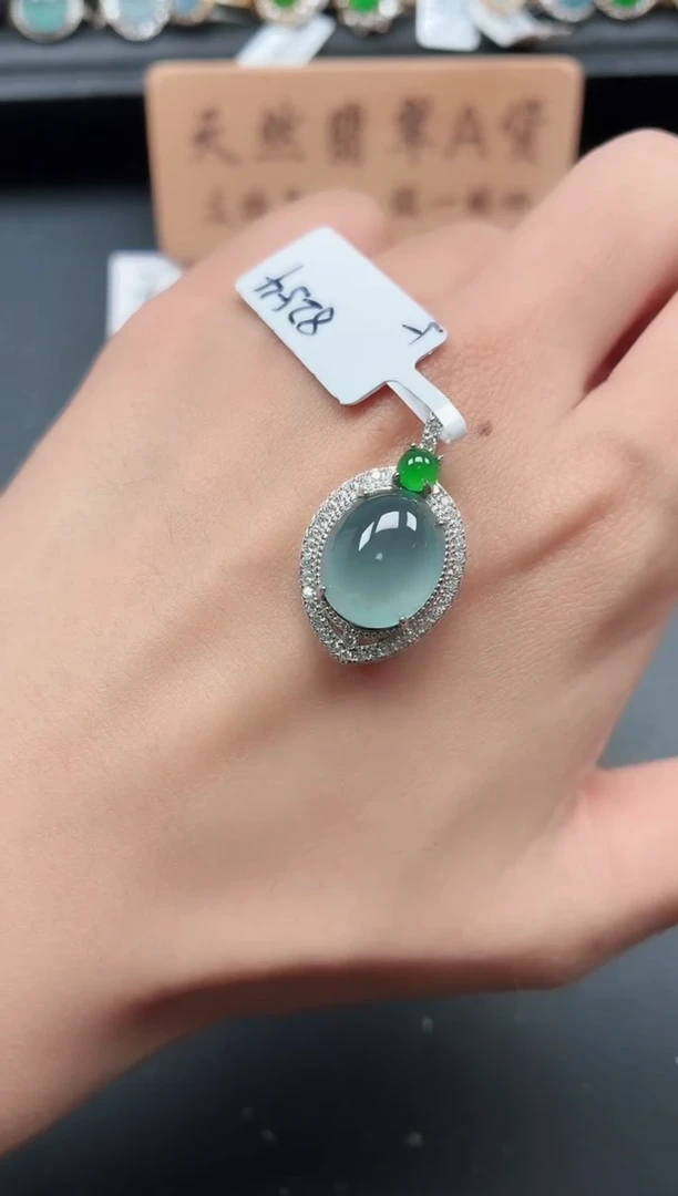 银S925镶嵌戒指翡翠11111